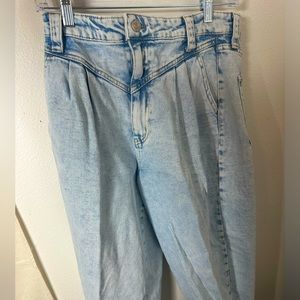 Wash fade baggy jeans